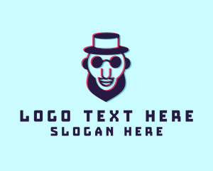 Fedora Hat - Mysterious Hat Man logo design