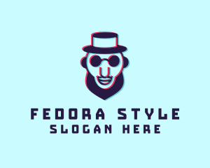 Mysterious Hat Man logo design