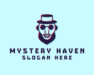 Mysterious Hat Man logo design