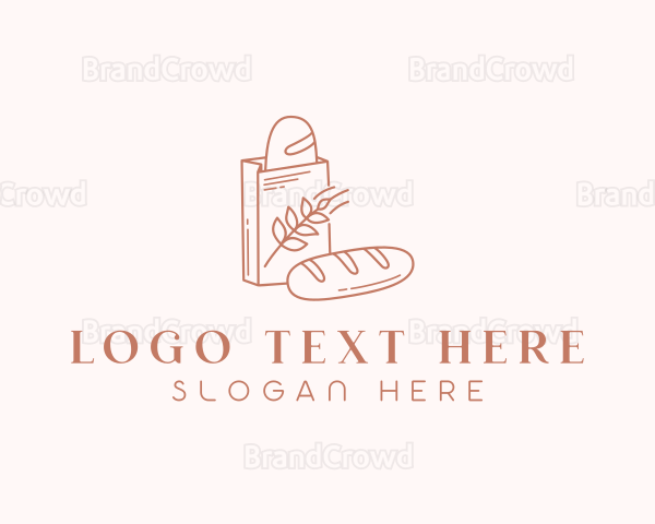 Loaf Bread Bakery Logo