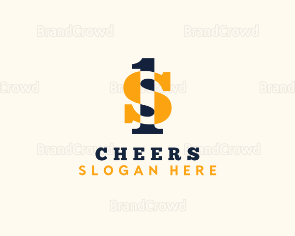 Banking S & 1 Monogram Logo