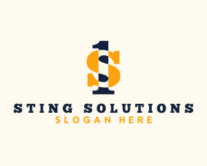 Banking S & 1 Monogram logo design