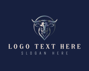 Horn - Wild Bull Horn logo design