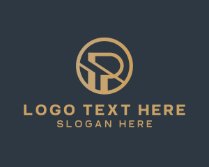 Contemporary - Industrial Construction Builder Letter PR logo design