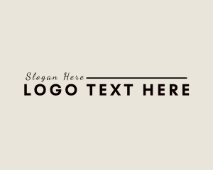 Wordmark - Professional Minimalist Business logo design