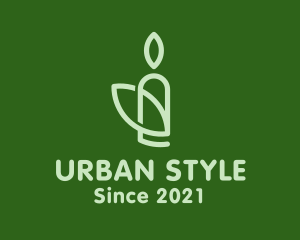 Chandler - Green Leaf Candle logo design
