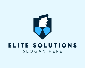 Executive - Professional Employee Shield logo design