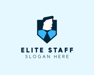 Hire - Professional Employee Shield logo design