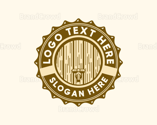 Tavern Beer Barrel Logo