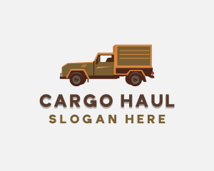 Delivery Logistics Truck logo design