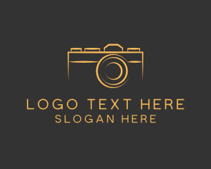 Lens - Photo Camera Lens logo design