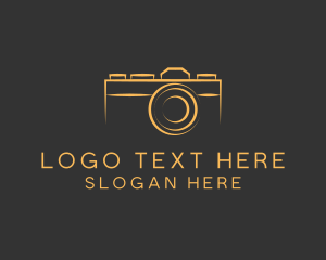 Photo Camera Lens Logo