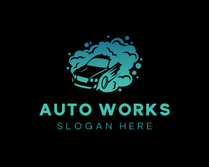 Auto Wash Car Care logo design