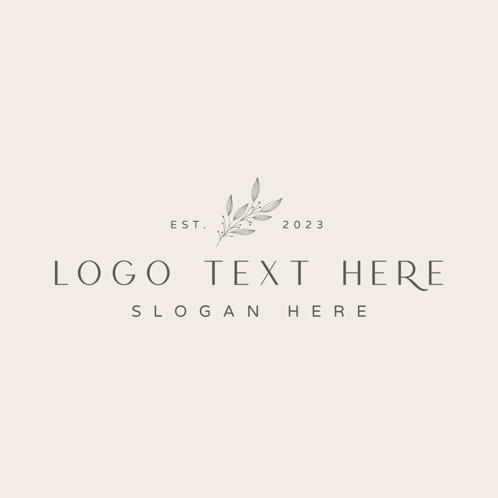 Elegant Flower Business Logo 