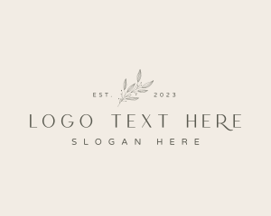 Wordmark - Elegant Flower Business logo design