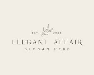 Elegant Flower Business logo design