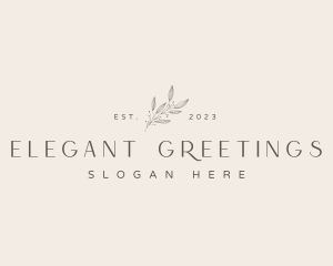 Elegant Flower Business logo design