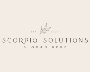 Elegant Flower Business logo design