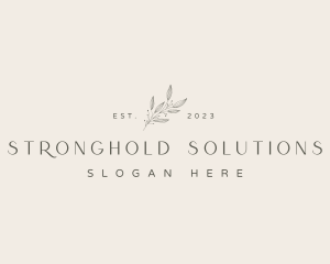 Elegant Flower Business logo design