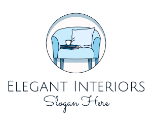 Armchair Furniture Upholstery logo design