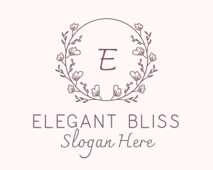 Flower Decoration Lettermark Logo