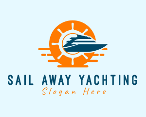 Yacht Sailing Tour logo design