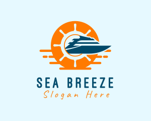 Yacht Sailing Tour logo design