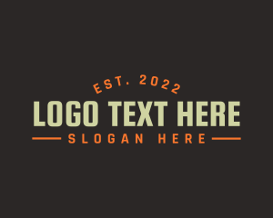 Wordmark - Modern Generic Company logo design