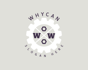 Mechanic Engineering Cogwheel Logo