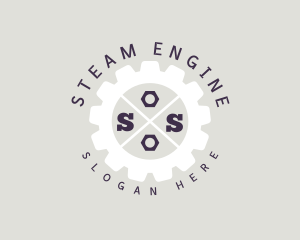 Mechanic Engineering Cogwheel logo design