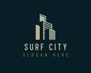 City Skyscraper Building logo design