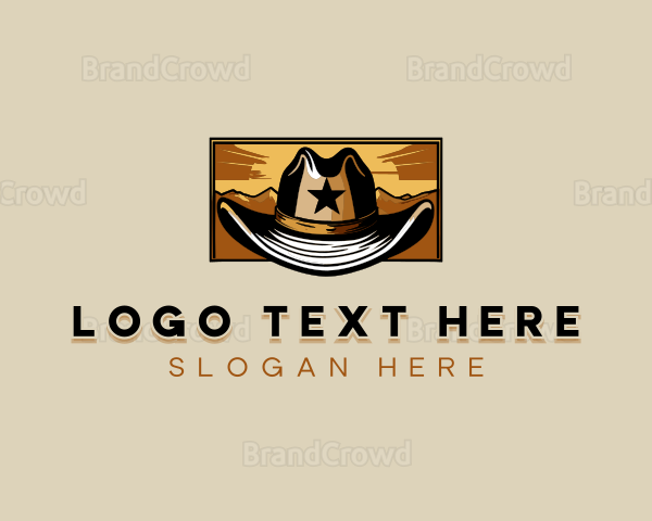 Star Mountain Cowboy Hat Logo