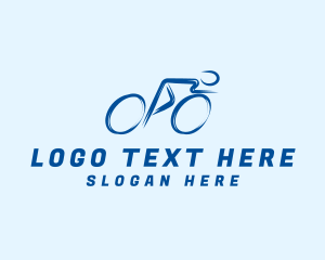 Biking - Cyclist Sports Athlete logo design