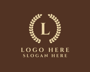 Royalty - Elegant Laurel Wreath logo design