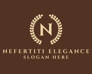 Elegant Laurel Wreath logo design