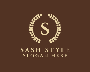 Elegant Laurel Wreath logo design