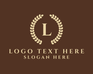 Gothic - Elegant Laurel Wreath logo design
