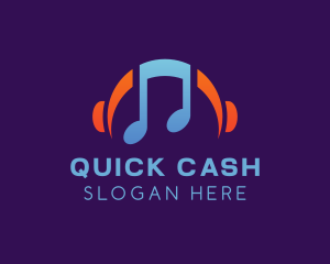 Music Streaming Playlist Logo