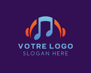 Music Streaming Playlist Logo