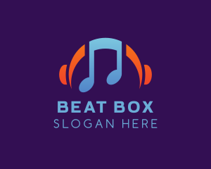Rhythm - Music Streaming Playlist logo design