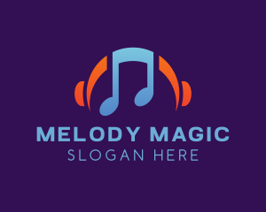 Music - Music Streaming Playlist logo design