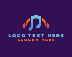 Music - Music Streaming Playlist logo design