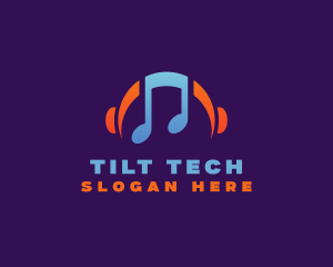 Music Streaming Playlist logo design