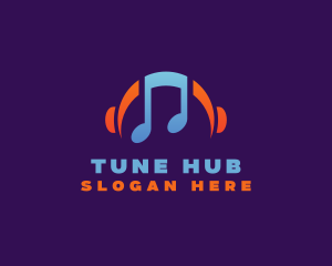 Music Streaming Playlist logo design