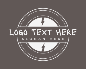 Gallery - Circle Lightning Streetwear logo design