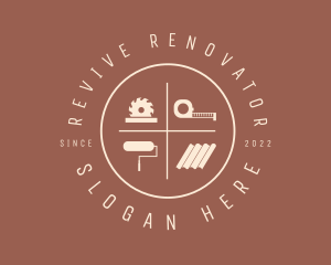 Renovator - Home Improvement Tools logo design