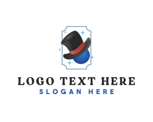 Magical - Top Hat Magician logo design