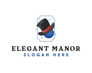 Victorian - Top Hat Magician logo design