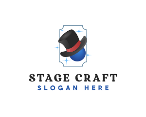 Theatre - Top Hat Magician logo design