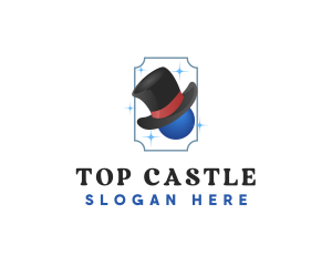 Top Hat Magician logo design